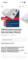 Kindermatratze 80x160cm zweiseitig unterschiedlich