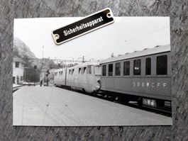 SBB Ae 8/14 "Landi" mit Personenzug in Bellinzona, 1958