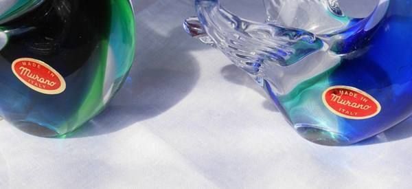 Murano Statuette: 2 Murano Schwäne – Usato da Basel venduto da The_Onliners 1