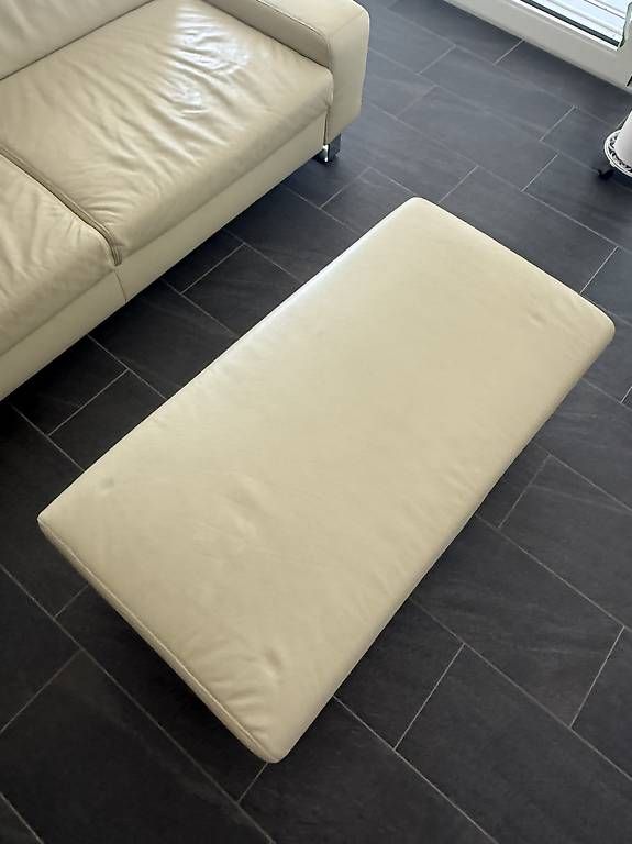 Divani: Echt-Ledersofa beige – Usato da Sissach venduto da mojo23 3
