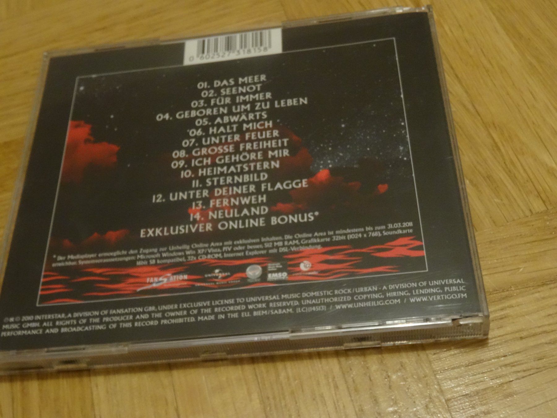 CD: Unheilig - Grosse Freiheit CD – Usato da Olten venduto da Disc-Ausverkauf 1