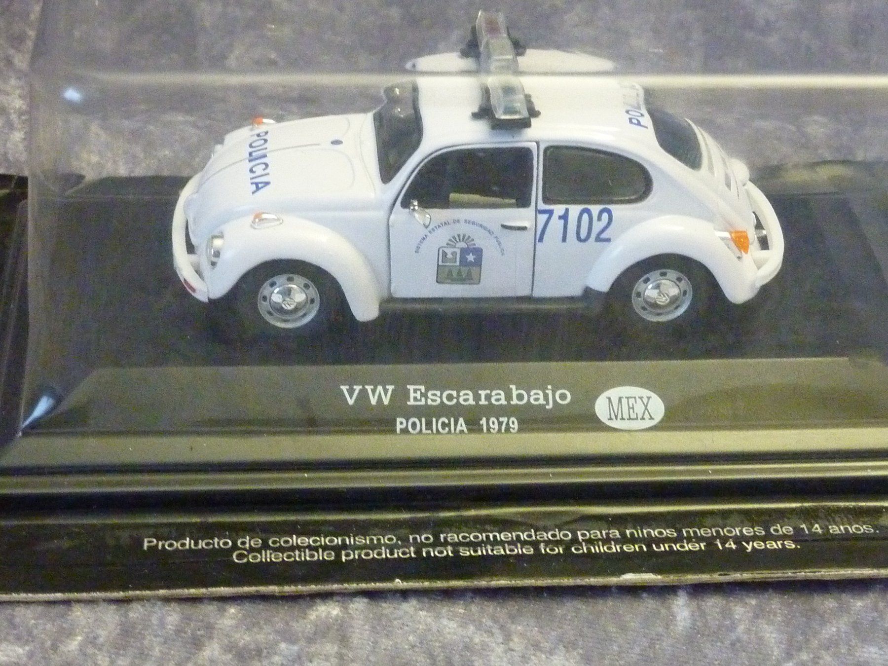 Volkswagen Modellini d'auto: VW Käfer Policia Mexico 1979  1:43 – Nuovo e nell'imballaggio originale da Dürrenäsch venduto da modellautos4you