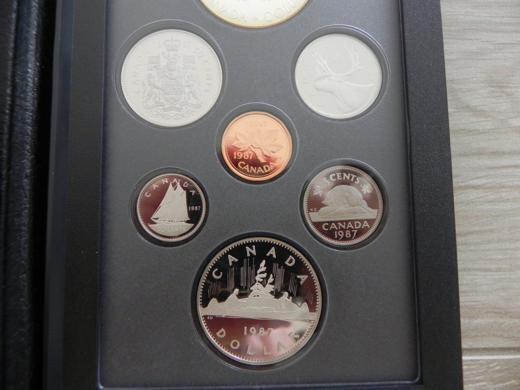 Toutes les monnaies: Original Münzenset - Mintset- Canada 1987 Proof - PP – Neuf avec emballage d'origine à Biel/Bienne par Gogolozi 5