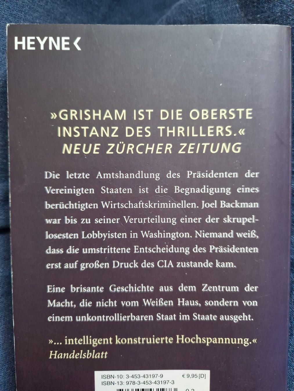 Libri: John Grisham - Die Begnadigung – Usato da Neuhausen am Rheinfall venduto da Alchimista 1