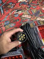 2× LED Anhänger-Rückleuchten mit 7-poligem Stecker 