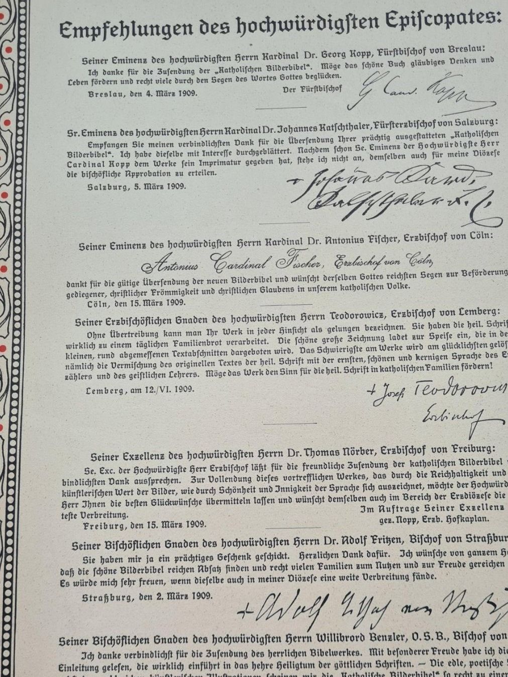 Bücher: Orginal Bilder Bibel Katholisch 1909 / 236 Illustrationen – Gebraucht aus Urdorf von sumrum 3