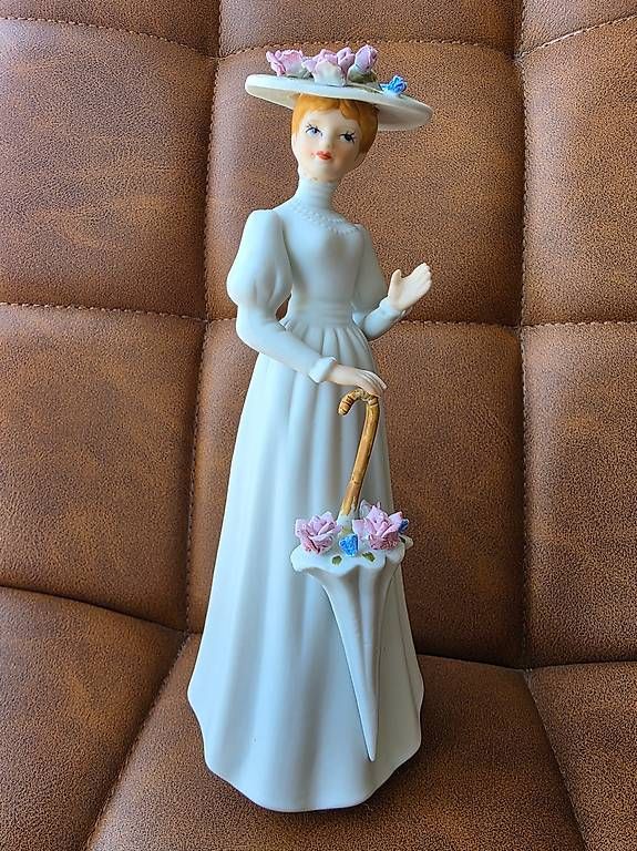 Statuette: Statuette belle époque victorienne – Usato da Versoix venduto da Leana8