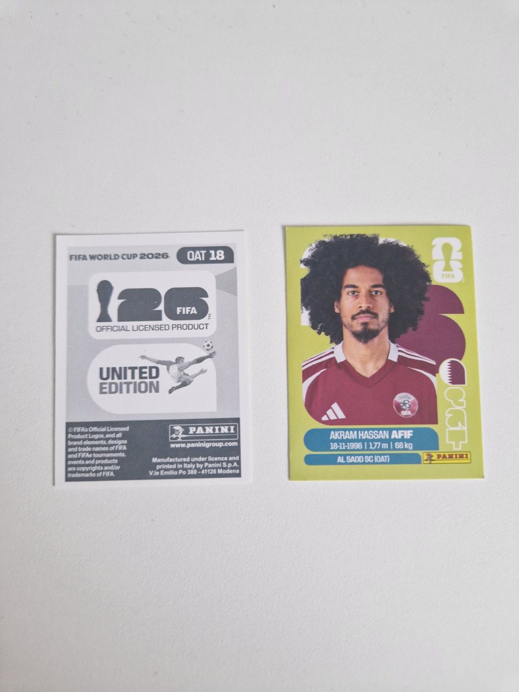 Panini Carte collezionabili: Panini Sticker QAT18 – Nuovo (secondo la descrizione) da Stüsslingen venduto da white_angel86