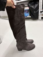 Braune Wildlederstiefel, Grösse 37- Herbst/Winter Style!