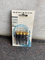 Oehlbach - 4 Chinchstecker vergoldet 4120