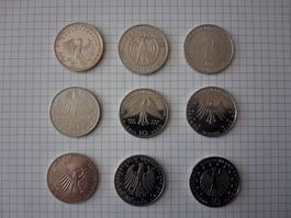 10 Euro Gedenkmünzen
