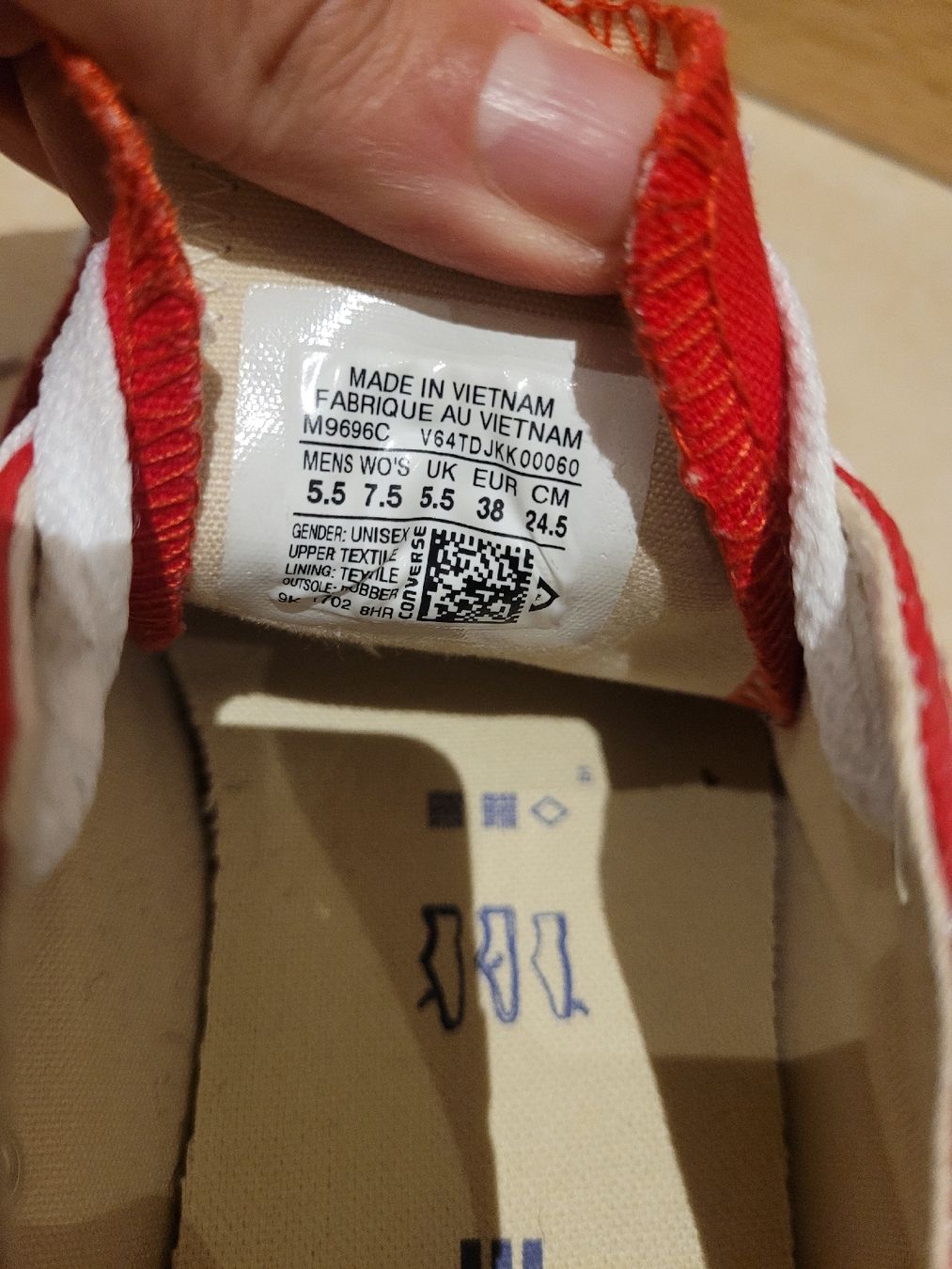 Converse Scarpe da uomo: Converse Rouges nr.38 – Usato da Courtaman venduto da Bluejazz 4