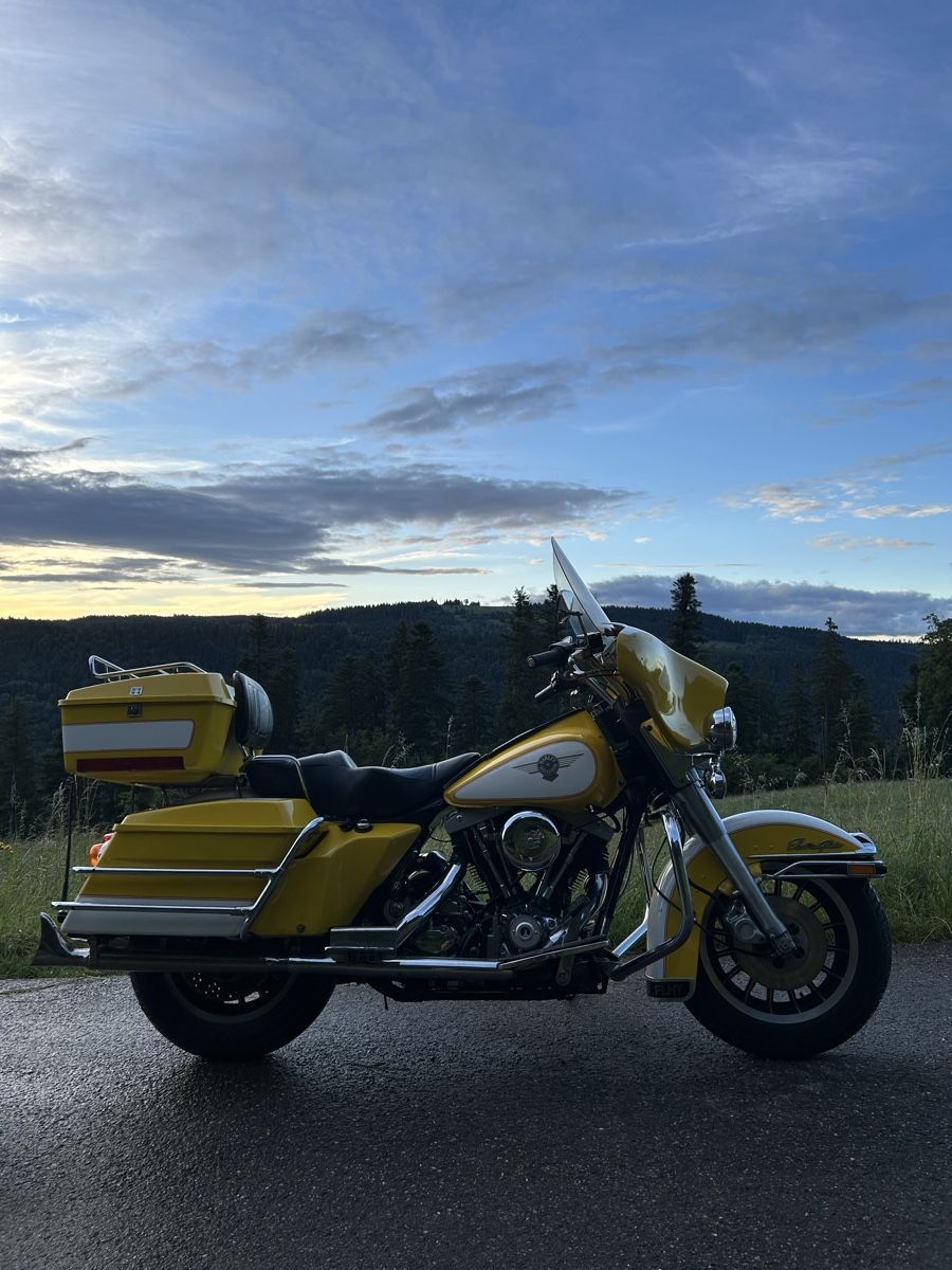 Harley-Davidson Touring: Harley Davidson Shovelhead Electra Glide – Gebraucht aus Tschugg von gianiw 4