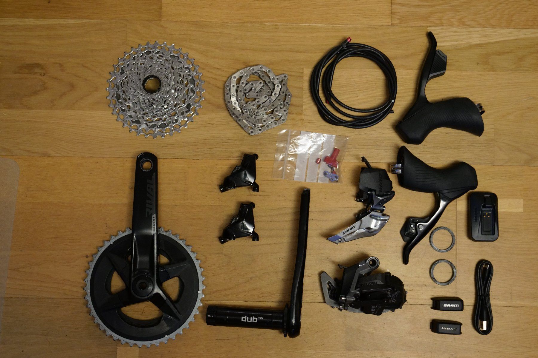 Sram Pezzi di ricambio: Groupe SRAM RIVAL E1 AXS 2x12v COMPLET !!! – Usato da Ependes FR venduto da Nada84 1