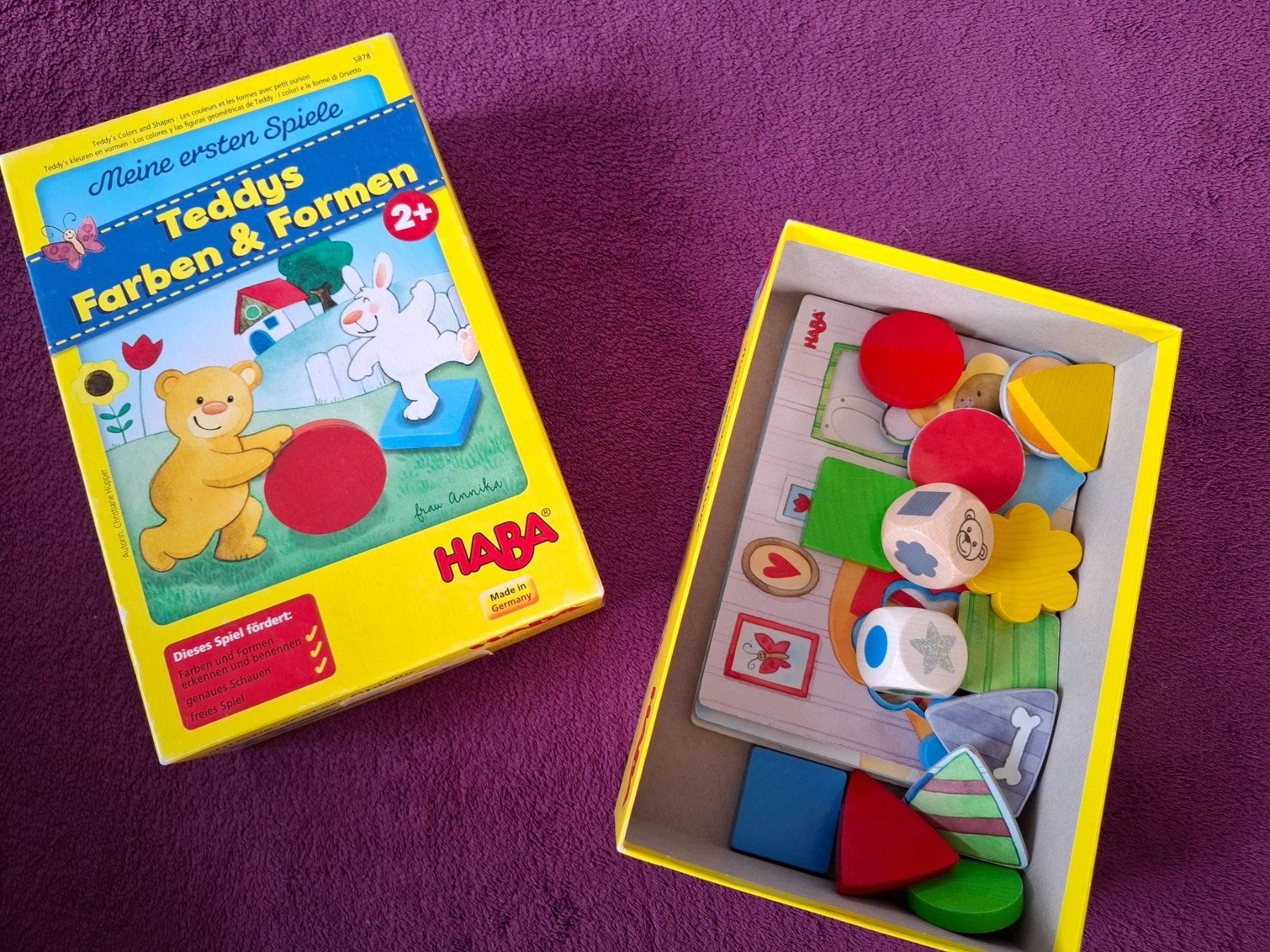 Haba Giochi: HABA erste Spiele - Teddys Farben & Formen – Usato da Müllheim Dorf venduto da Seeeule01 1