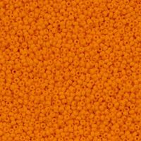 MIYUKI Rocailles 11/0 – Opak-Hellorange (406L)