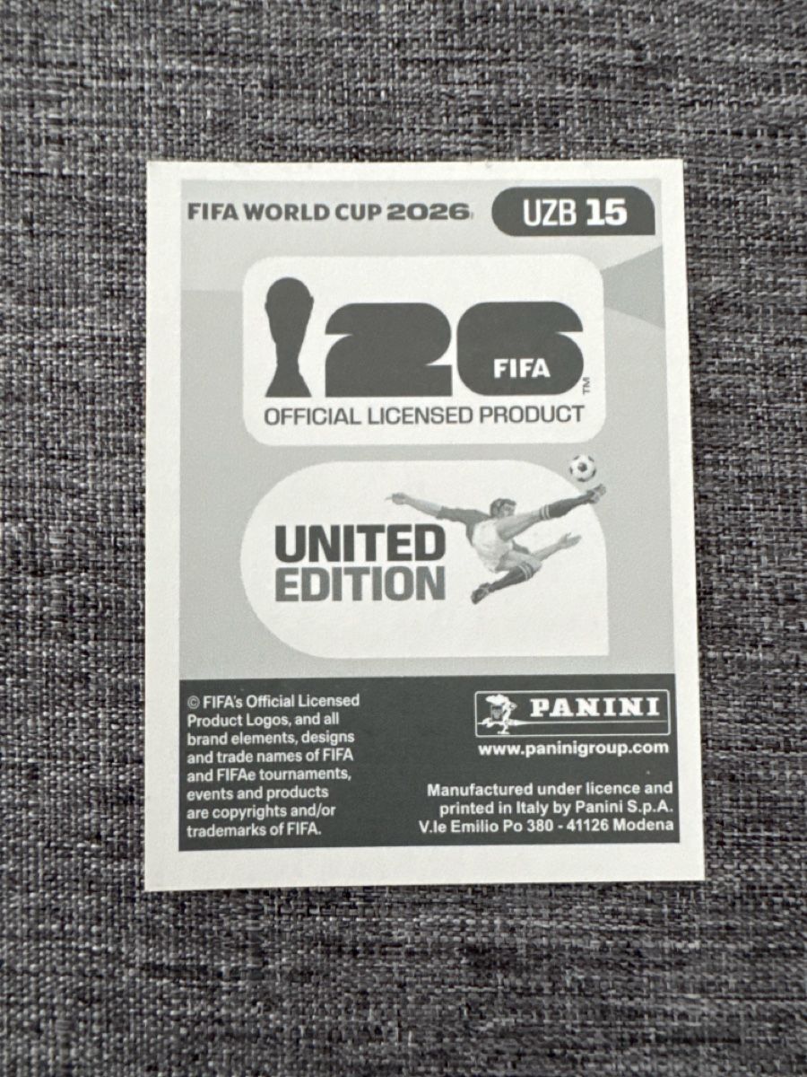 Panini Sammelbilder & Trading cards: Panini WM 2026 - UZB 15 – Neu und originalverpackt aus Fribourg von wor_lp9t 1