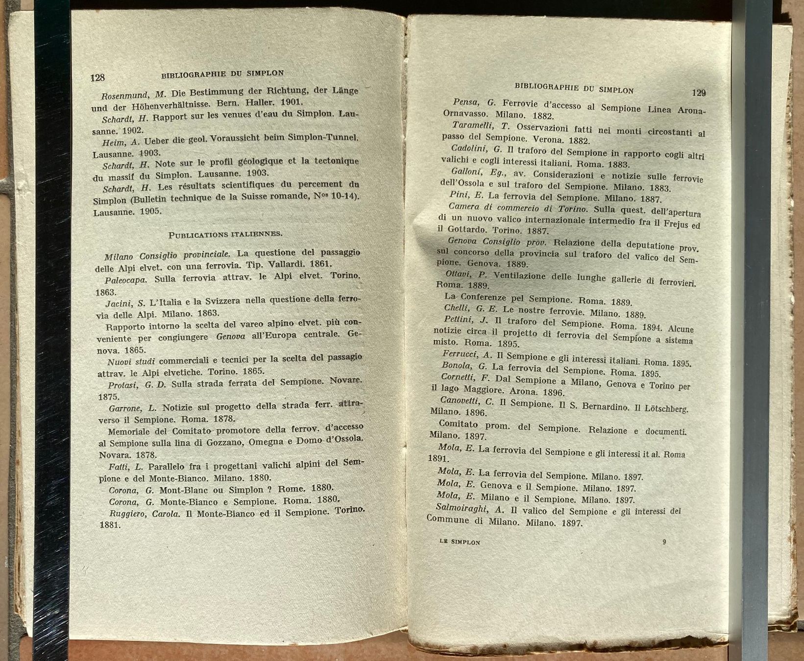 Libri: Histoire du Chemin de fer du Simplon - 1920 – Usato da Versoix venduto da Decapod 8