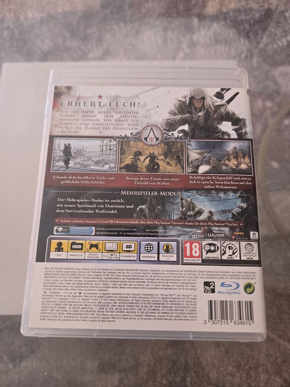 Spiele: Assassin's Creed 3 PS3 – Gebraucht aus Bussigny von Kfdlt 1