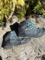 Wanderschuhe Landrover 36 blau grau gebraucht 
