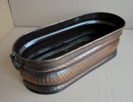 Kupfertopf/-Wanne 32,5cm x 13,5cm x 10,5cm aus den 1970ern