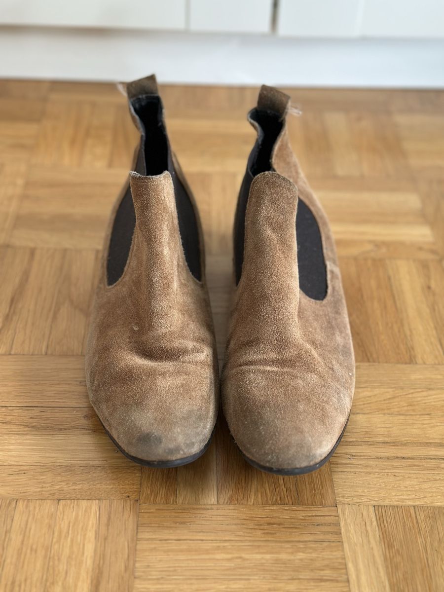 Scarpe da donna: Braune Wildleder Boots, Top Herbst Schuhe, Gr. 40 – Usato da Basel venduto da FatmaCan52 1