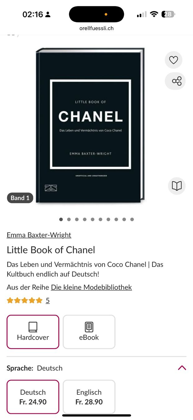 Libri: 2 Coco Chanel Bücher / Bildbände  stilvolle Deko – Nuovo (secondo la descrizione) da Winterthur venduto da fij_f65r 2