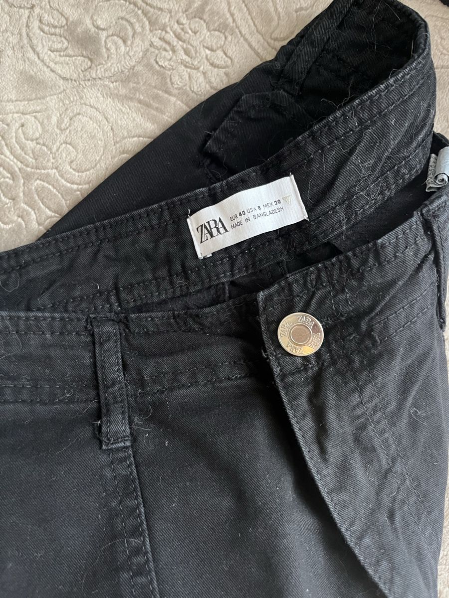 Zara Pantalons: Pantalons cargo noir – Neuf (Voir description) à Genève par soraia.simao 2