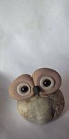 Eule Figur Naturstein Handgemacht siehe Foto wunder schön