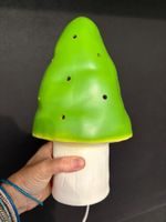 Vintage Heico (Germany) green mushroom lamp