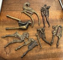 Einmalige Sammlung: 7 antike Betelnuss Messer / Nussknacker