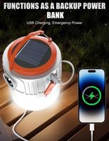 Camping Lampe Solar mit Powerbank