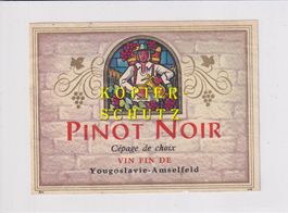 Etikette - Pinot Noir (Cépage de choix) /bd