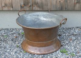 antiker Kupferkübel Champagnerkübel Blumentopf usw.