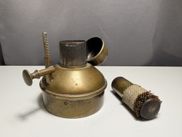 Antiker Spiritusbrenner aus Messing für Rechaud – Jugendstil