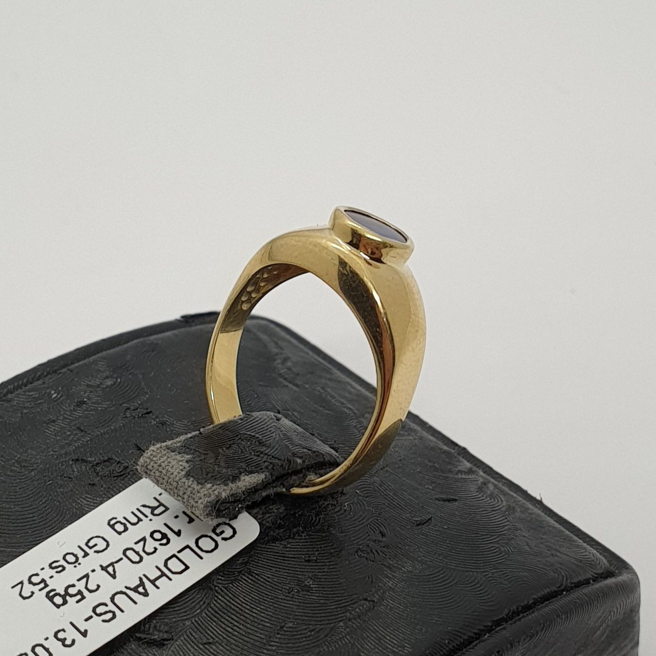Anelli: Echt 18K Gold - grüner Opal Ring – Usato da Luzern venduto da Goldhaus-Luzern 2