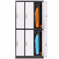 Schliessfachschrank 6er Spind Umkleideschrank Garderobe AW6