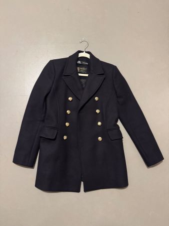 Mantel Zara - Marineblau - Jacke