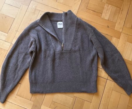 MELA Rippstrick Pullover Grösse S