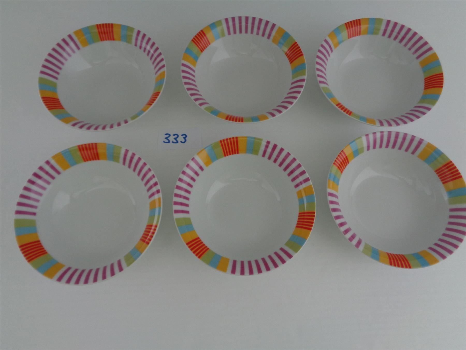 Teller: 6 Dessert - Schalen MF Design – Gebraucht aus Chur von omonia