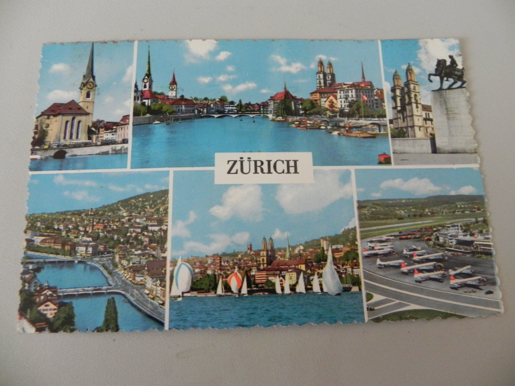 Cartoline postali: 5 alte AK Postkarten Zürich – Usato da Minusio venduto da Lory64 4