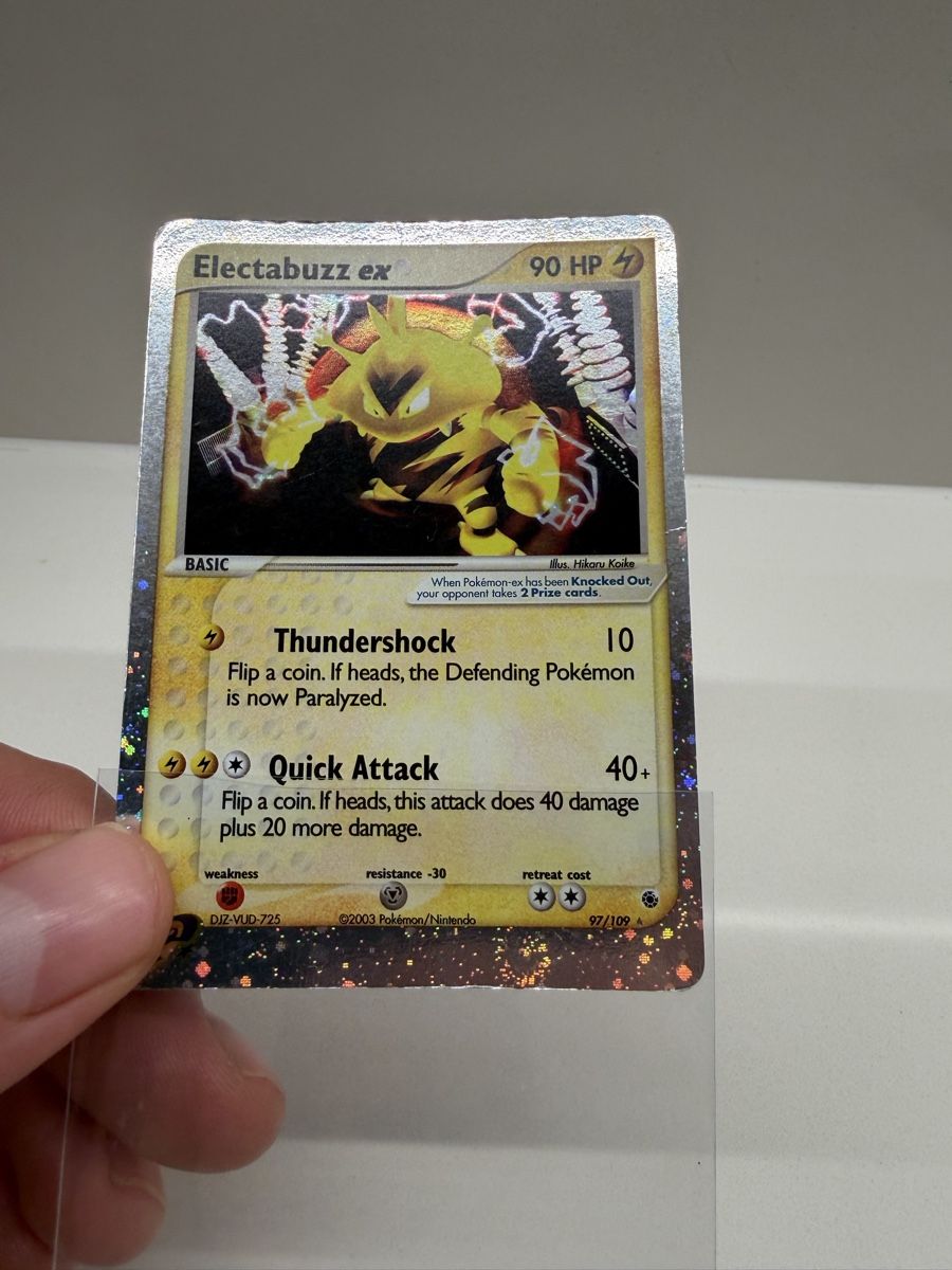 Pokémon Cartes à collectionner: Electabuzz ex Ultra Rare EX Ruby & Sapphire 2003 – D'occasion à Arlesheim par WungaBunga 3