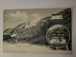 Ansichtskarte Wiesenberg mit Stanserhorn ungelaufen R5F
