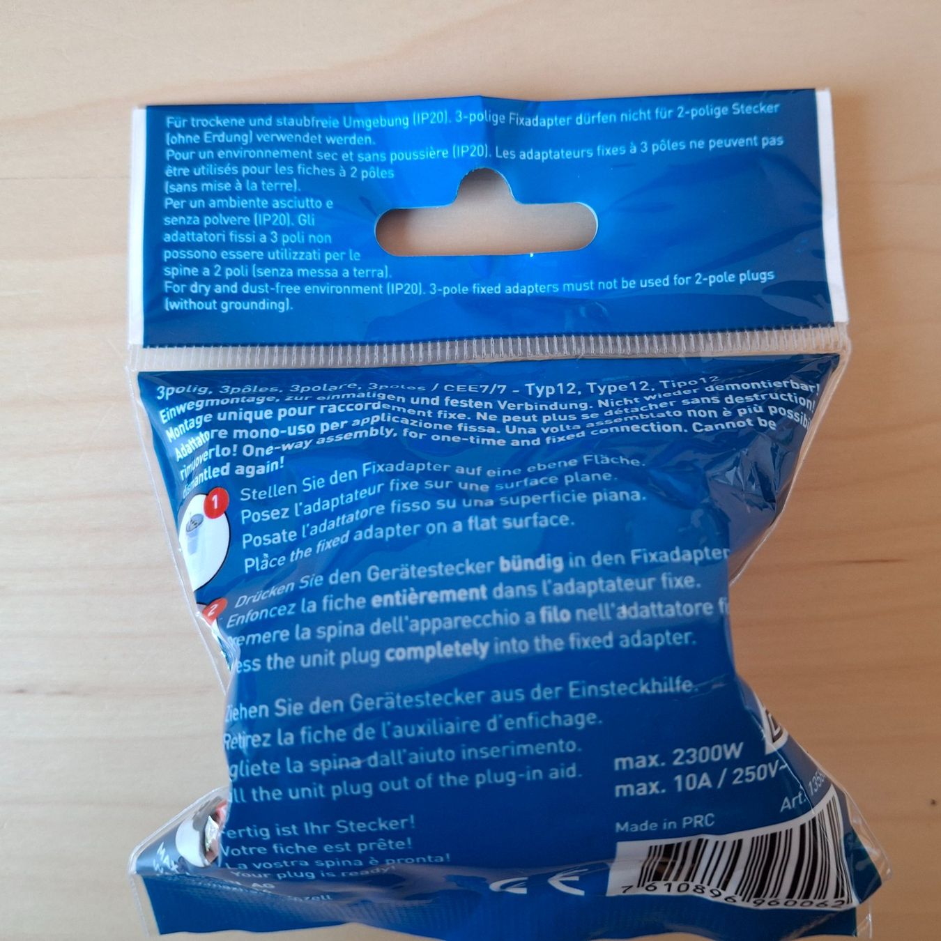 Laufwerke & Adapter: MH FIXADAPTER 3 polig Schuko neu – Neu und originalverpackt aus Ipsach von Wildlifecolors 1