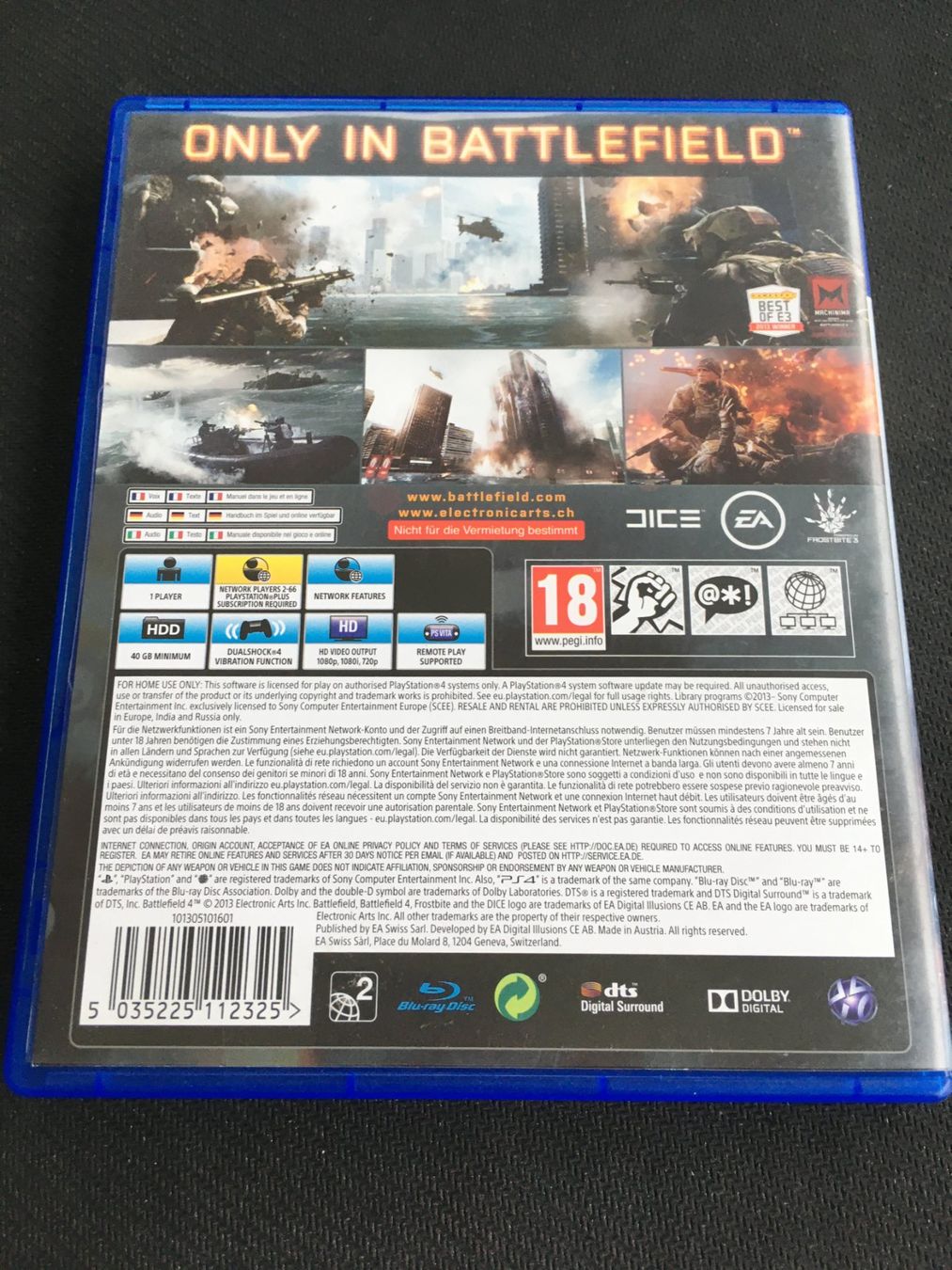 Sony Giochi: Battlefield 4 - PS4 / Playstation 4 – Usato da St.Gallen venduto da Punktchen01 1