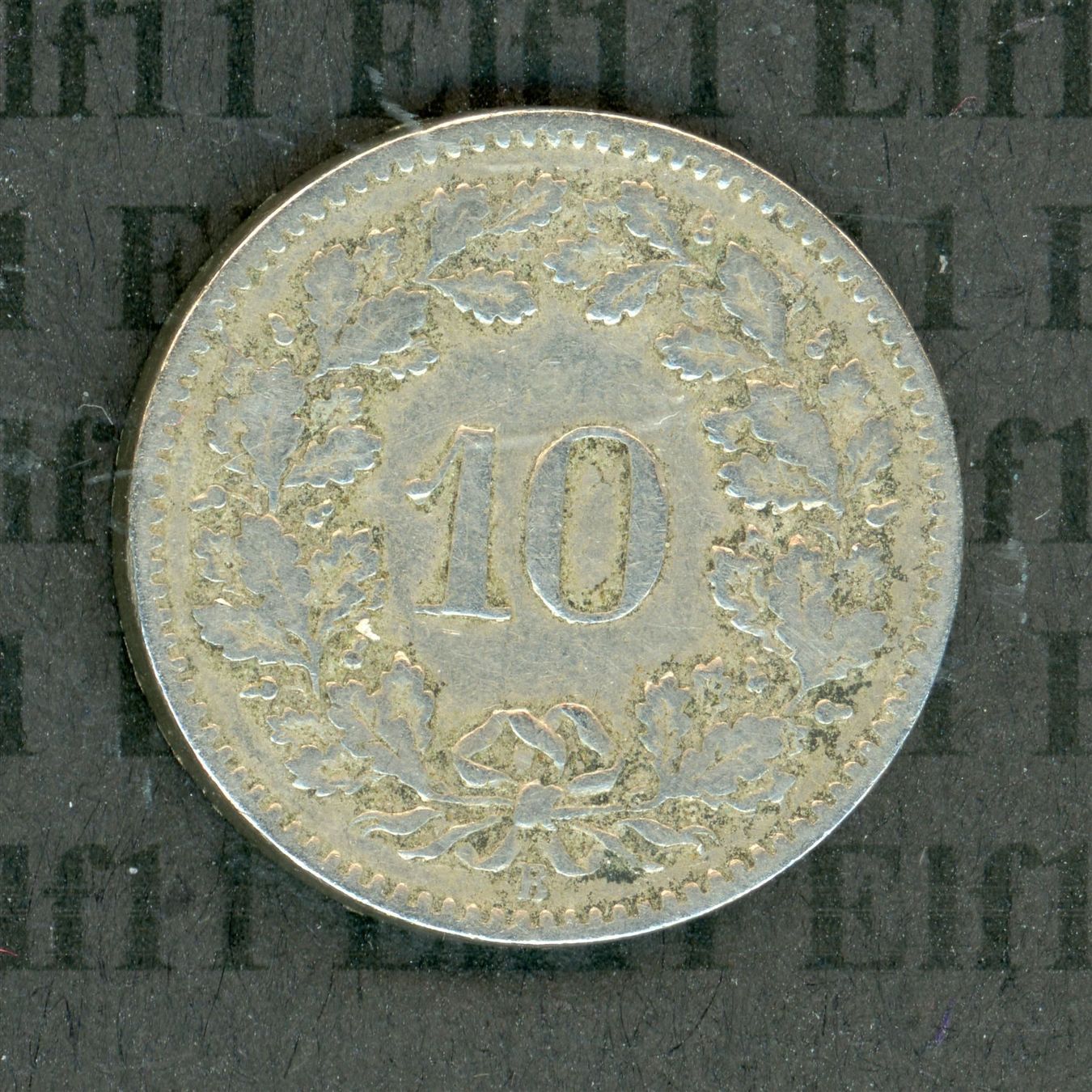 Tutti le monete: CHF___0.10 1898 ss 10 Rappen – Usato da Widnau venduto da Elf11 1