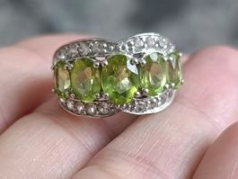 Superbe Bague en Argent 925 et Péridots !