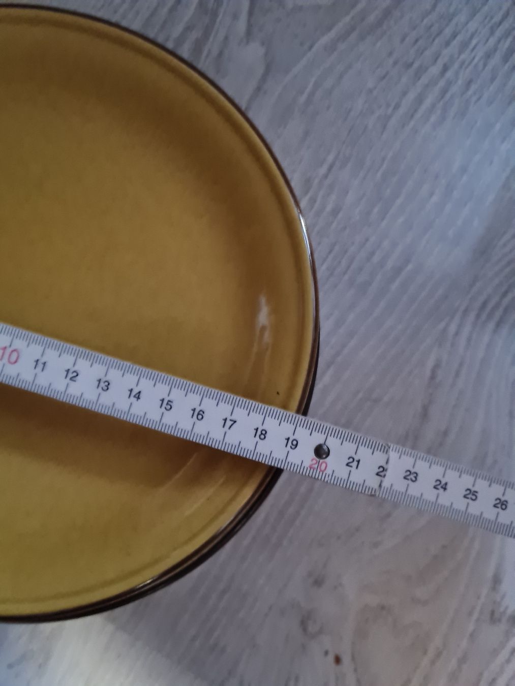 Rössler Piatti: Rössler Dessertteller senffarben wie neu – Nuovo (secondo la descrizione) da Münsingen venduto da Cuci31 1