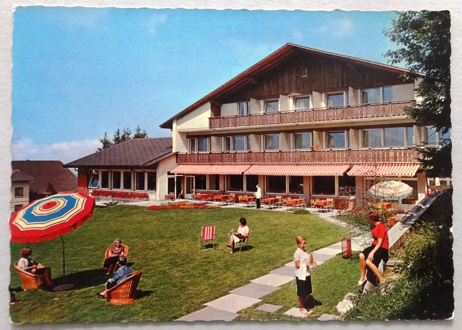 Cartoline postali: Hotel-Rest. Lüdernalp, Wasen im Emmental – Difettoso da Fétigny venduto da Billy2miny
