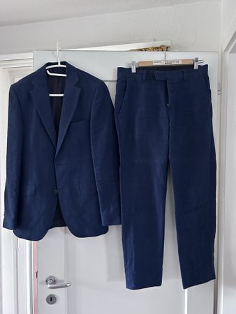 Edler Sommer Anzug Iannalfo&Sgariglia, Grösse 50, Blau